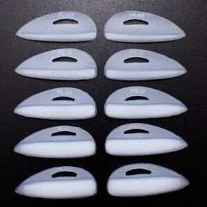 まつ毛パーマロット まつ毛カールロット5種類セット ギザギザ溝が入っていることでまつ毛をあげ易く&施術が簡単・時間短縮が可能に!!