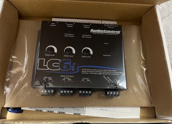 正規品!未使用?AUDIO CONTROL ラインドライバー ?LC6i