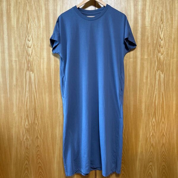 無印良品 コットン Tシャツワンピース ロングワンピース