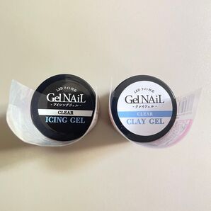 セリア Seria GelNail クレイジェル クリア アイシングジェルネイル クリア 2個セット