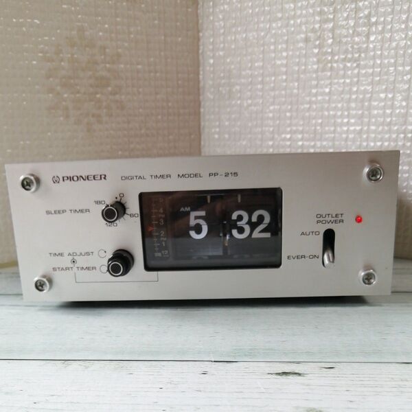 パイオニア PP-215 パタパタ時計 動作確認済 昭和レトロ 50Hz用