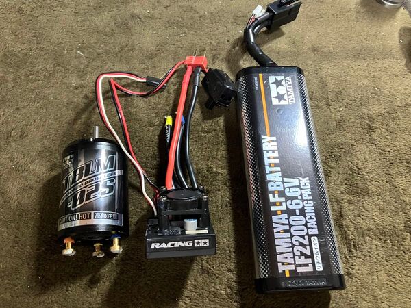 タミヤ TBLE-04SR TBLM-02S15.5T LF2200 6.6V リフェバッテリーセット