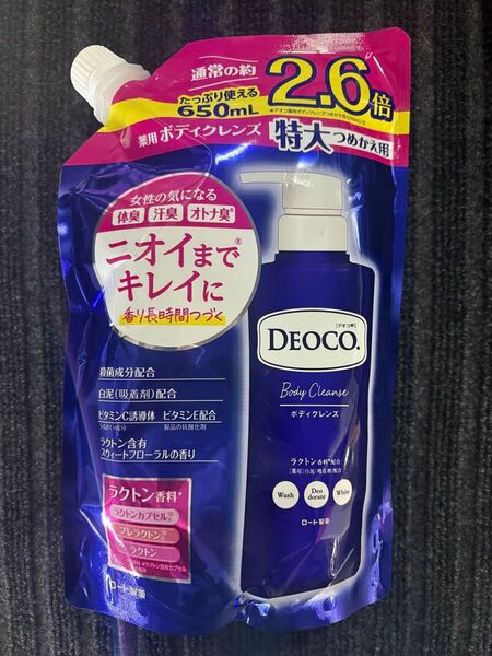 ロート製薬 デオコ つめかえ用 650ml 1つ