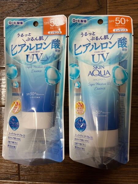ロート製薬 スキンアクア UV 80g 2つ