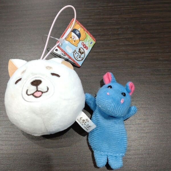 忠犬もちしば フェイスマスコット うめ ストラップ ぬいぐるみ