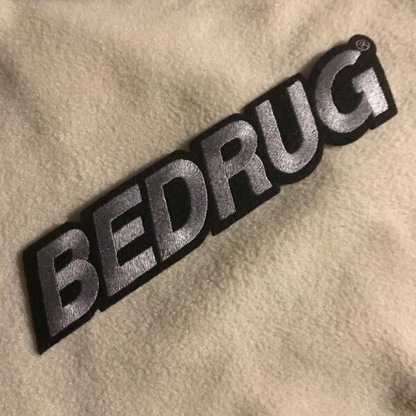 大きいサイズ bedrug ワッペン アイロンワッペン 刺繍ワッペン アメカジ アメリカ ヴィンテージグレー