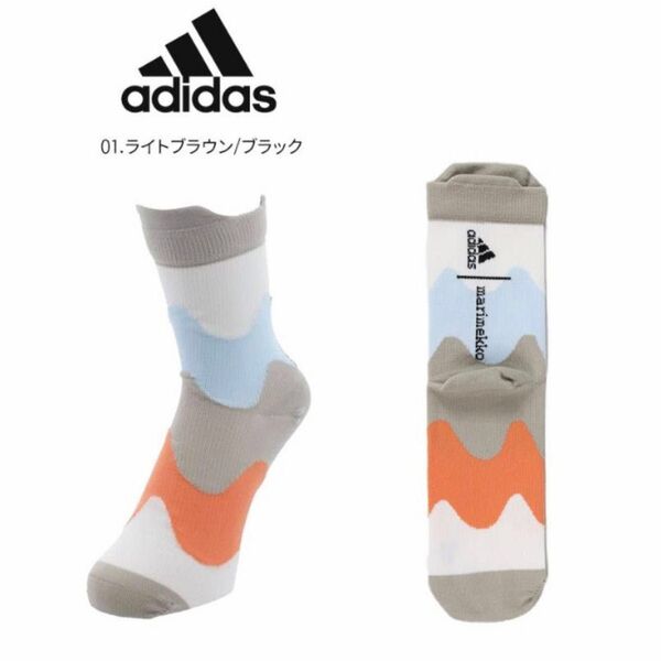 アディダス マリメッコ adidas marimekkoソックス 靴下 ミッドカット レディース メンズ トレーニングソックス