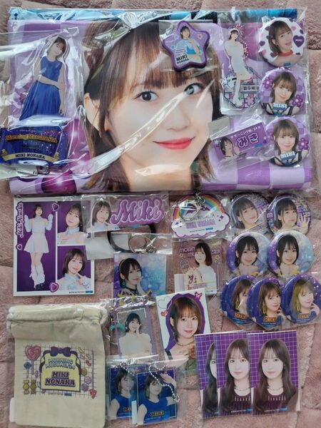 モバガチャ モーニング娘。 野中美希 MFT アクスタ グッズセット