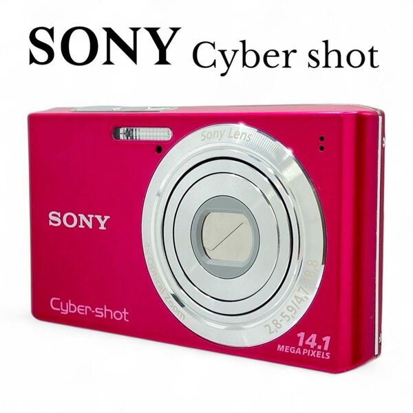 SONY Cyber-shot dsc-w610 デジタルカメラ デジカメ コンデジ ピンク ソニー コンパクトデジタルカメラ