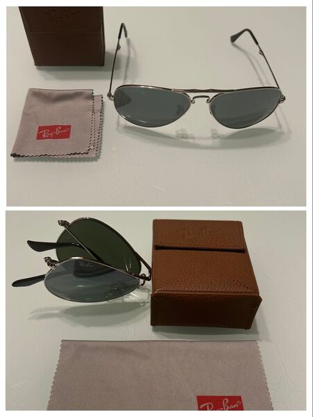 【極美品】Ray-Ban レイバン サングラス RB3479 折りたたみ AVIATOR FOLDING アビエーター