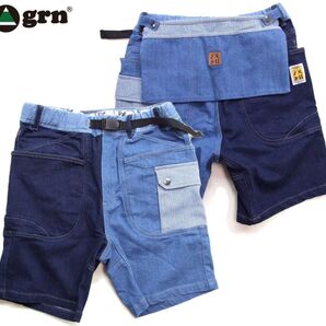 夏コーデ【未使用】grn☆夏のハーフパンツ メンズ バンツ ガーデンワーク DIYスタイル ワークコーデ アウトドア
