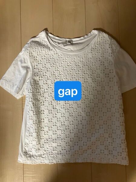 gap レディース 白半袖Tシャツ コットン S