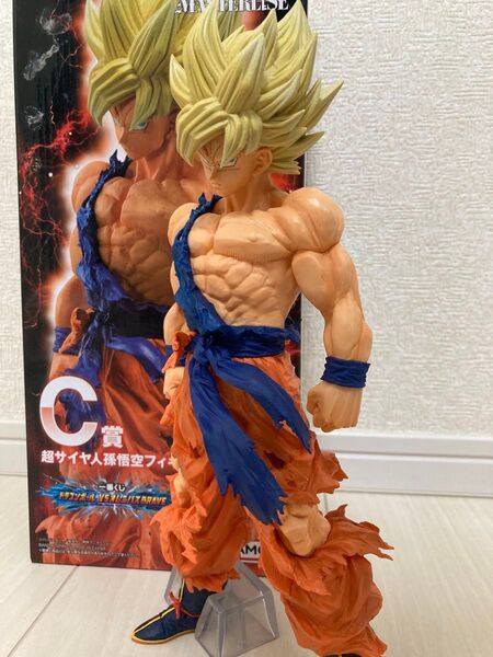 一番くじ ドラゴンボール VS オムニバスBRAVE C賞 超サイヤ人 孫悟空 フィギュア MASTERLISE 箱付き