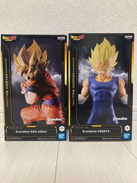 新品 未開封 ドラゴンボールZ Grandista 孫悟空 ベジータ 箱付き 2体セット
