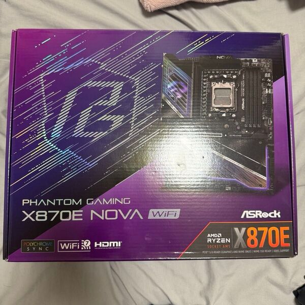 Phantom Gaming X870E nova wifi 本文要確認