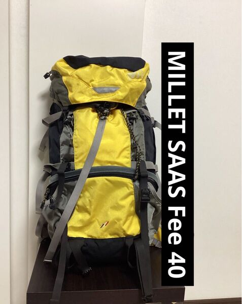 ★訳あり★ 長期保管品 ミレー サースフェー MILLET SAAS Fee 40 バックパック 登山 使用回数少ない 「S」