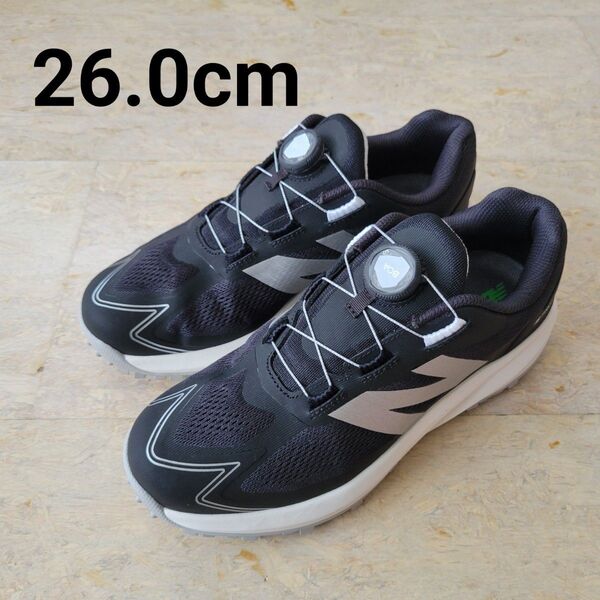 ニューバランス ゴルフシューズ FuelCell 1001v5 BOA 黒 26cm UGS10012E メンズ