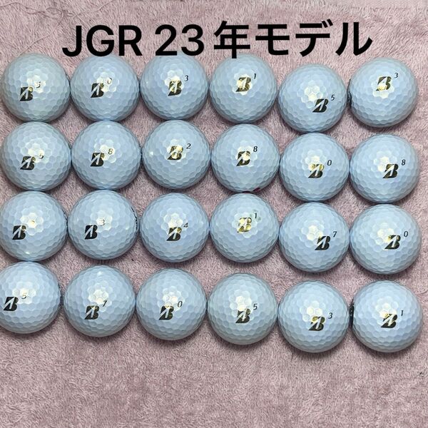 美品 BRIDGESTONE JGR パール 23年モデル ロストボール ゴルフボール 24球