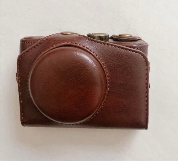 PowerShot SX720 HS / SX730 / SX740 ケース ブラウン 茶色