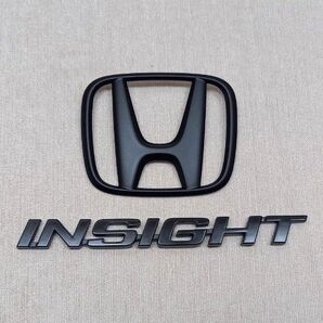 ホンダ インサイトエンブレムセット マットブラック