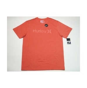 ●送料無料●大きいサイズ HURLEY ONE & ONLY半袖TEE(ヘザーレッド)【USサイズ/XXL】