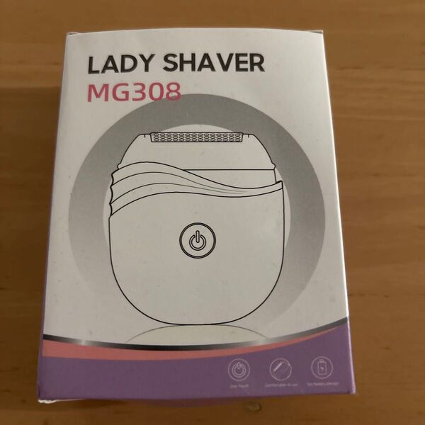 コンパクト電気シェーバー コードレス脱毛器 取り外し可能ヘッド ステンレスブレード 脚 脇 ビキニライン用