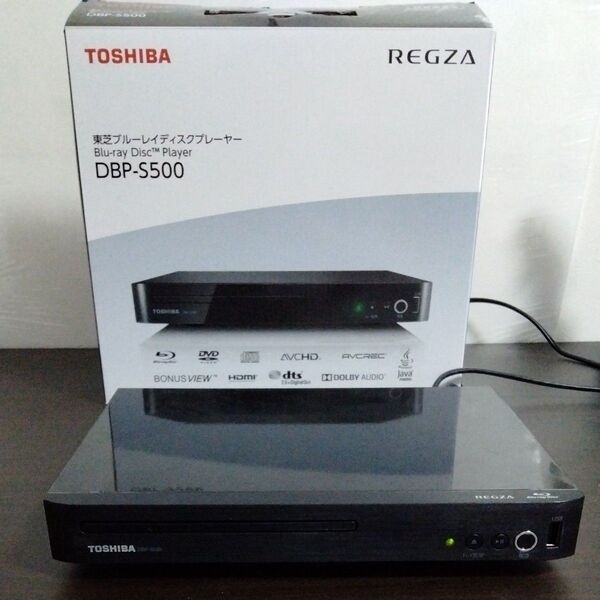 TOSHIBA REGZA ブルーレイディスクプレーヤー DBP-S500