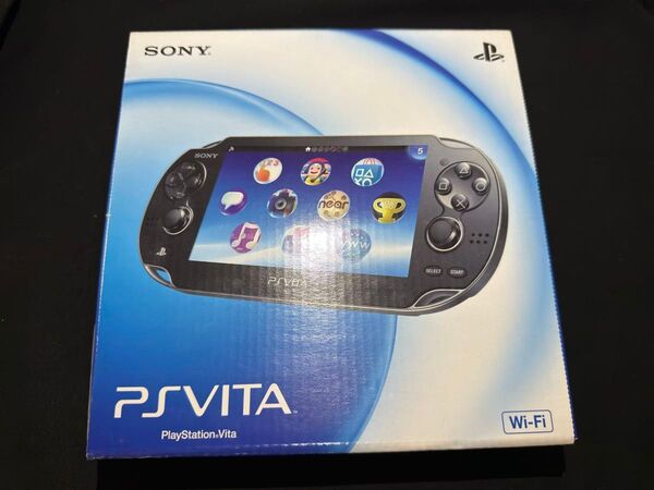 新品 未開封 PlayStation Vita PCH-1000 PSVITA Wi‐Fiモデル ZA01 クリスタル ブラック