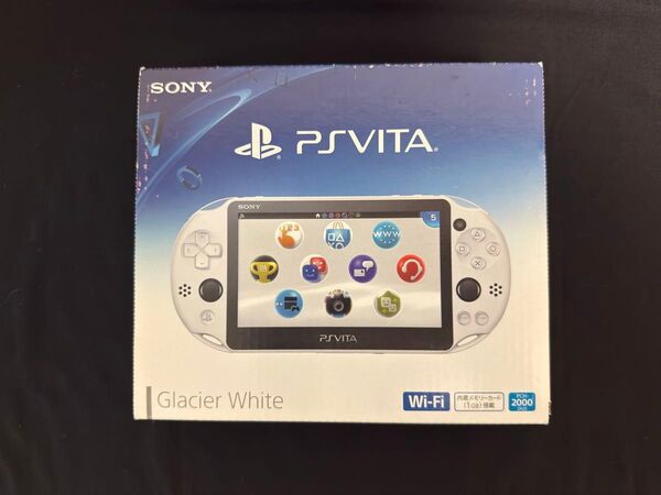 希少 新品 未開封 PlayStation Vita PCH-2000 Wi-Fiモデル グレイシャーホワイト PSVITA