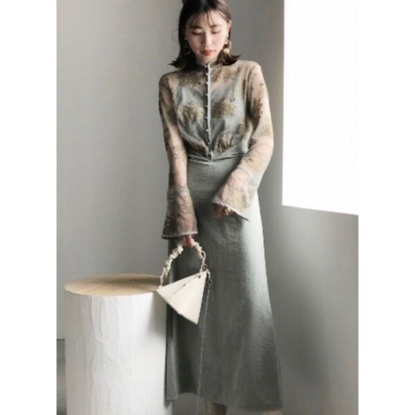 Ameri Vintage FLOWER LACE DRESS Sサイズ