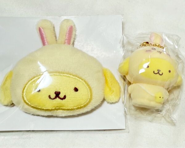 【本日限定値下】サンリオ ちいかわ フロッキーマスコット ヘアクリップ ポムポムプリン うさぎ