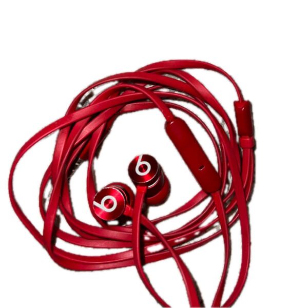 Beats イヤホン レッド ジャンク