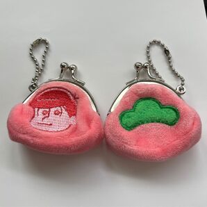おそ松さん ミニがま口 コインケース 2個セット ピンク