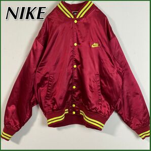 【NIKE】ナイキ ヴィンテージ スタジャン 刺繍ロゴ 90年代 希少 L