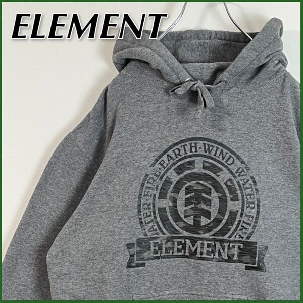 【ELEMENT】エレメント ビッグロゴ プルオーバーパーカー