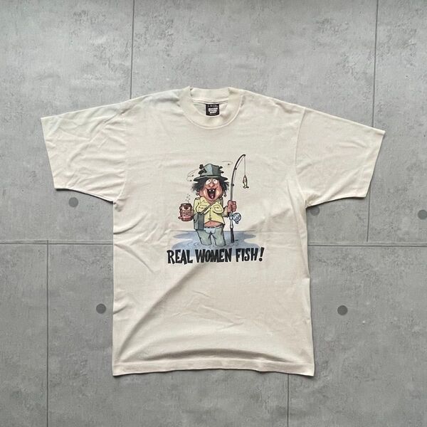90s アメリカ製 Tシャツ L グッドレギュラー スクリーンスターズ ブラウン