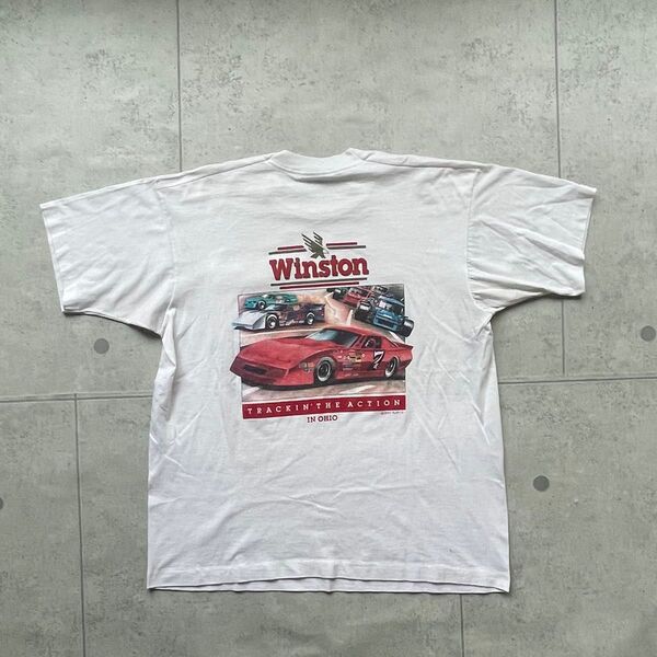 90s ウィンストン Winston Tシャツ XL タバコ 企業系 Tシャツ アメリカ製 古着 シングルステッチ