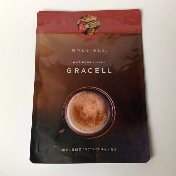 グレイセル ウェルネスココア 酵素 乳酸菌 MCT プロテイン 美容 調整ココア GRACELL Wellness Cocoa