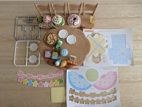 ホームパーティーセット その他小物 ドールハウス ミニチュア