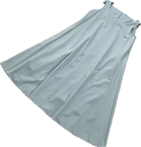 【美品】FOXEY NEW YORK フォクシーニューヨーク Dress Rosie Flare ワンピース ブルー系 40