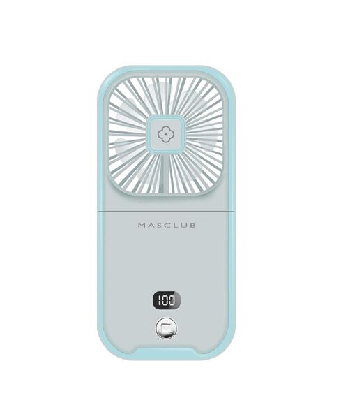 多機能 ハンディファン (モバイルバッテリー、手持ち、首掛け、卓上、携帯スタンド) 3000mAh