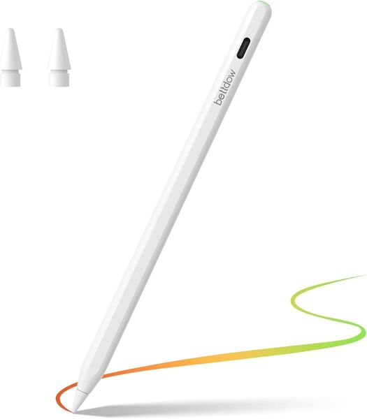GD13 Ultra iPad専用スタイラスペン タッチペン ワイヤレスチャージ&Type-C急速充電 傾き感知 交換ペン先付き