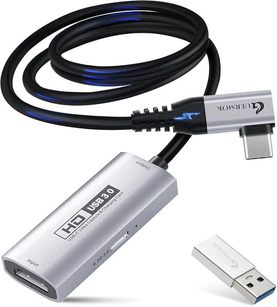 HDMI ビデオキャプチャカード USB3.0 2K/30FPS・1080P/60FPS対応 PD100W給電