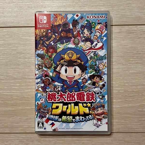 【新品同様】Nintendo Switch パッケージ版ソフト "桃太郎電鉄ワールド -地球は希望でまわってる-"