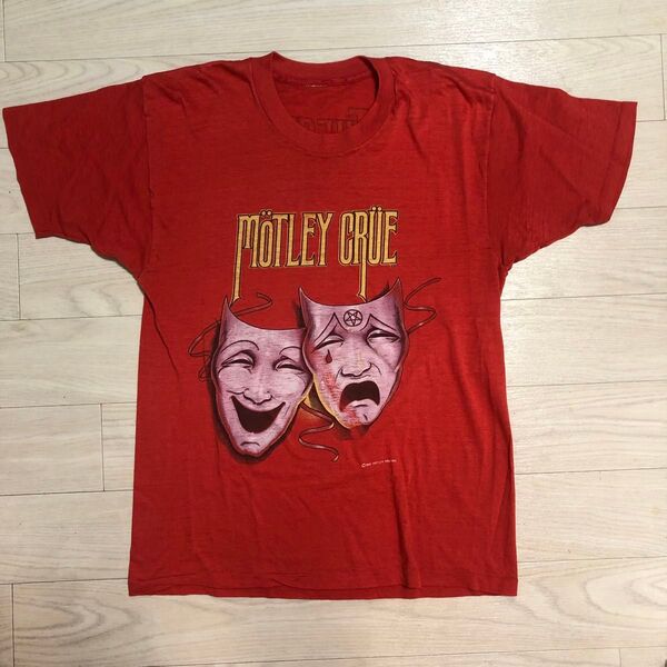 MOTLEY CRUE モトリークルー Tシャツ 赤 1985ヴィンテージ 木村拓哉 キムタク バンド バンT ビンテージ