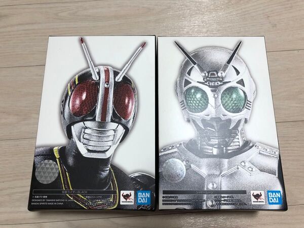新品 S H Figuarts 真骨彫製法 仮面ライダーBLACK シャドームーン 2セット フィギュアーツ ブラック 昭和