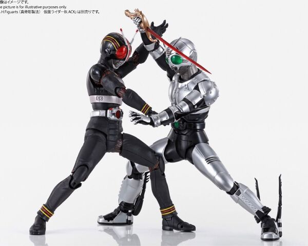 新品 S H Figuarts 真骨彫製法 仮面ライダーBLACK シャドームーン 2セット フィギュアーツ ブラック 昭和