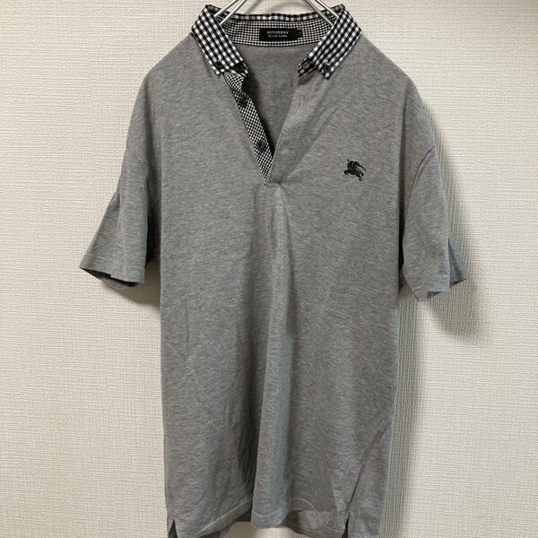 バーバリーブラックレーベル BURBERRY BLACK 半袖ポロシャツ 半袖 ポロシャツ