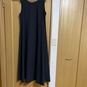 titivateノースリーブ ロングワンピース ブラック ロング マキシ丈 ノースリーブ