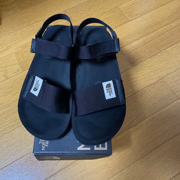 美品 The North Face ザ ノースフェイス サンダル 黒